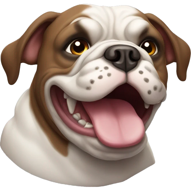 Bull dog  emoji