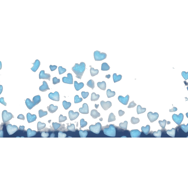 Sparkle blue heart emoji