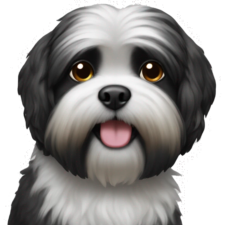 Black shitzu emoji