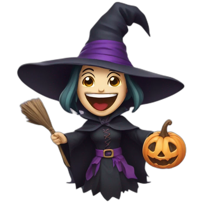 witch is laughing emoji