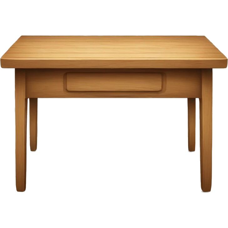 wooden table emoji
