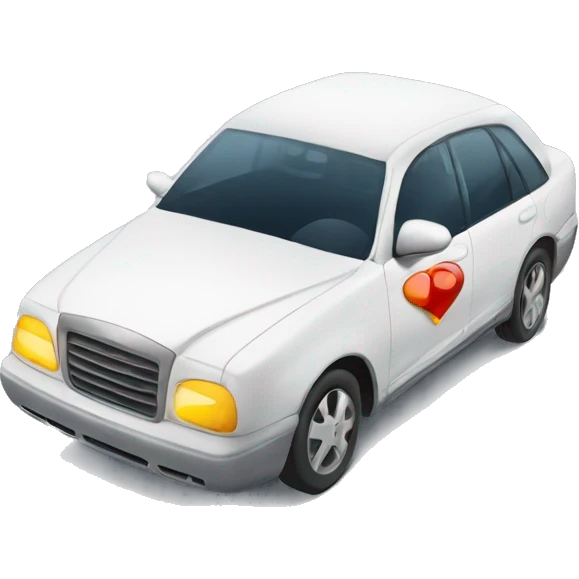 car with off lights on the plane emoji