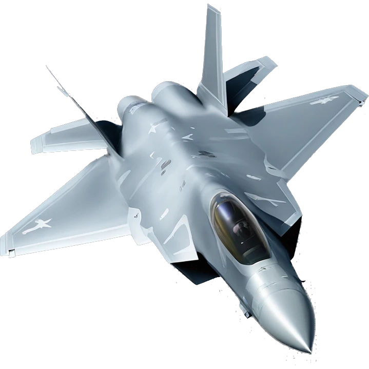 The stealthy gray fighter jet in the sky F-35 is accurate according to the appearance of the plane emoji