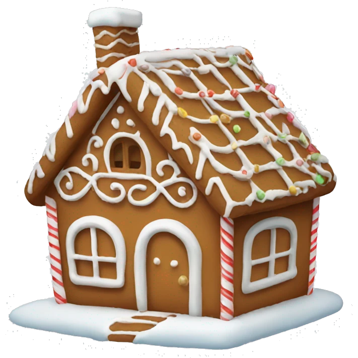gingerbread house  emoji