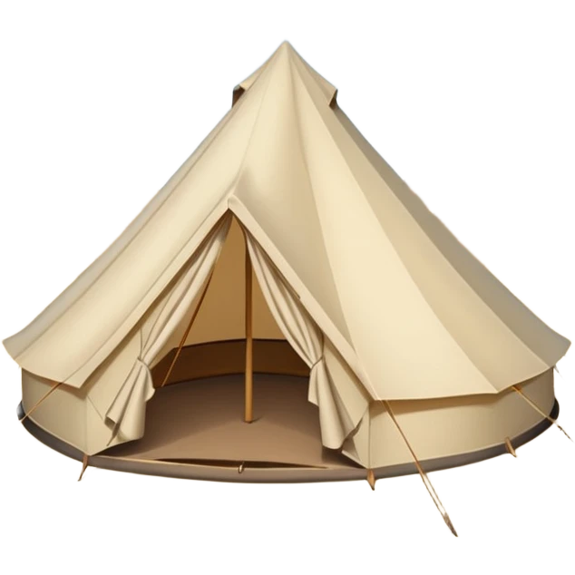 Simple Bell tent arial view emoji