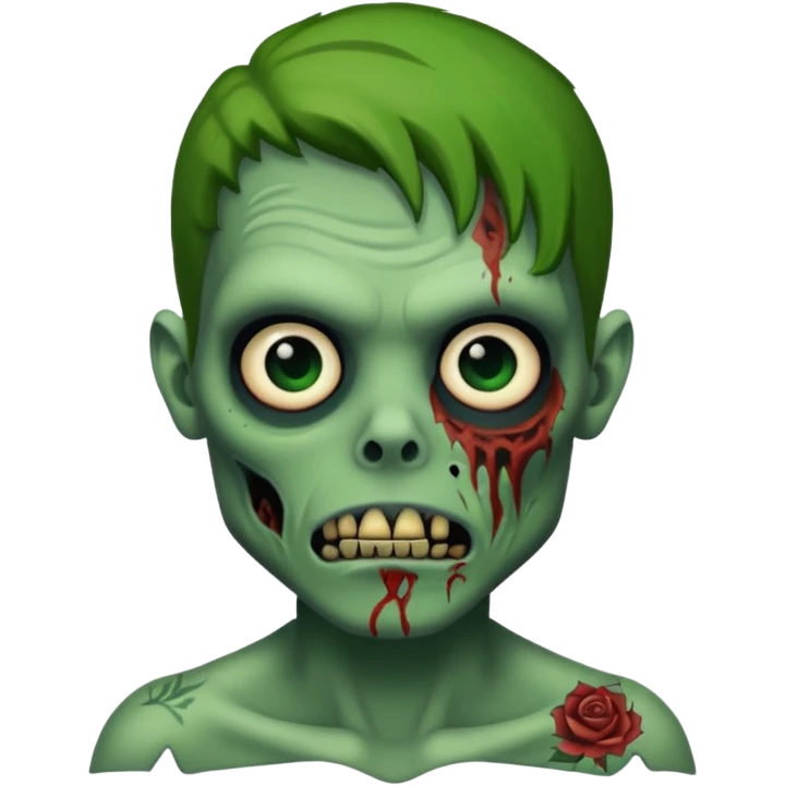 tattooed zombie emoji
