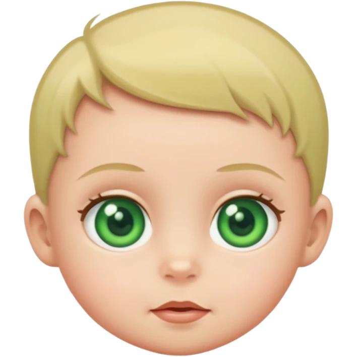 green eye baby emoji