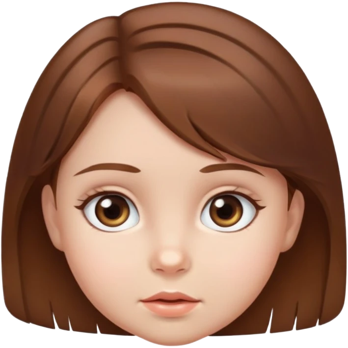 girl doing baby eyes emoji