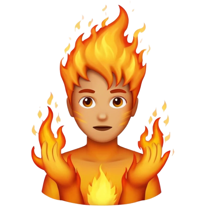 Person on fire emoji