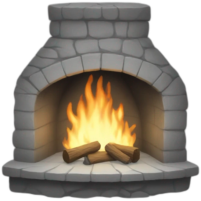 White hearth emoji