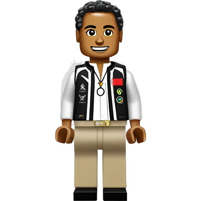 LEWIS HAMILTON lego full body emoji
