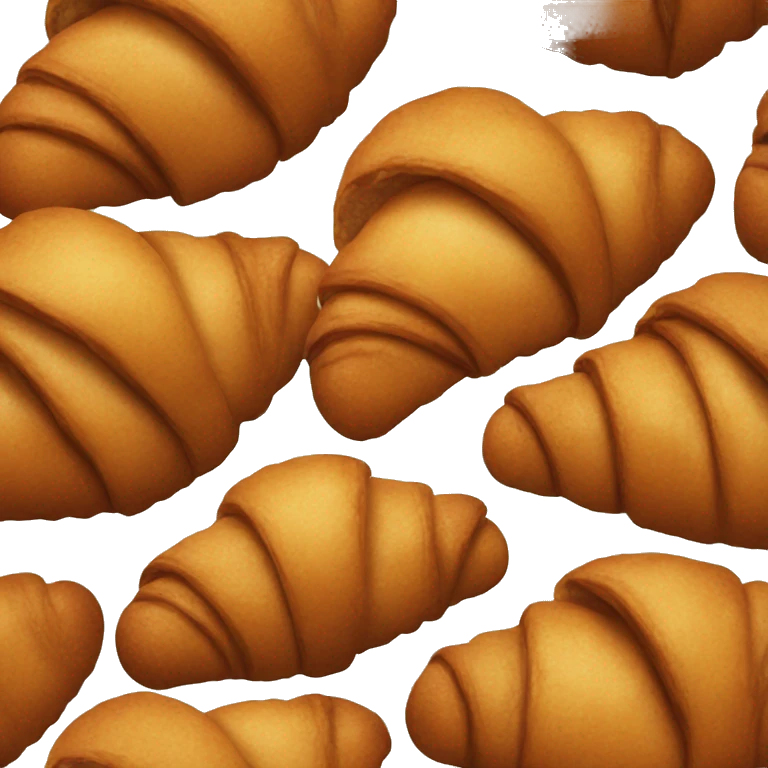 Chocolate croissant emoji