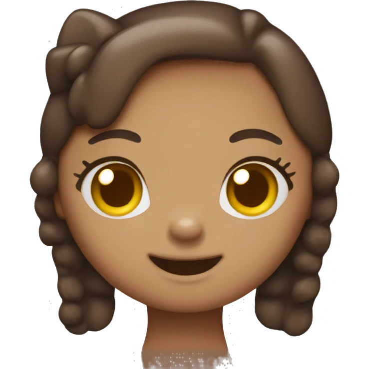 brown hello kitty emoji
