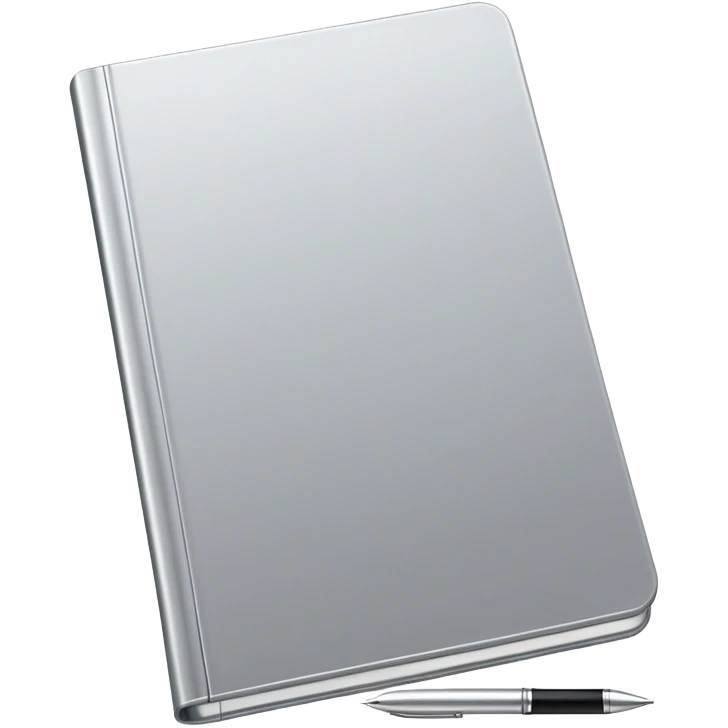 silver otebook emoji