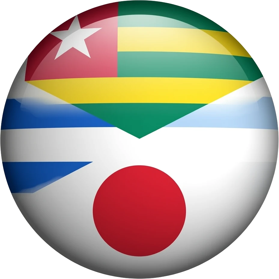 France+Japan+Togo Flag emoji