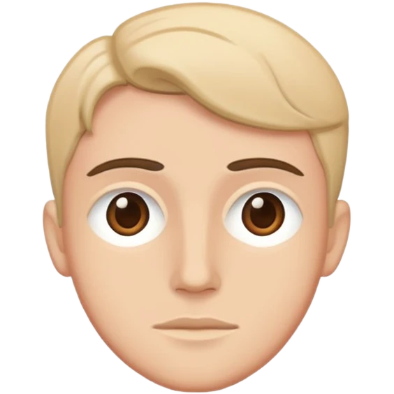 Create a piece of infj little head emoji