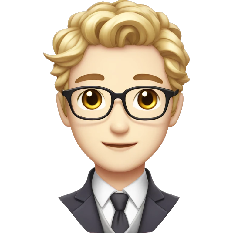 Cute Gorgeous Attractive Anime Pastel Gentleman emoji