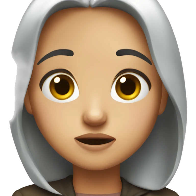 Hangry girl emoji