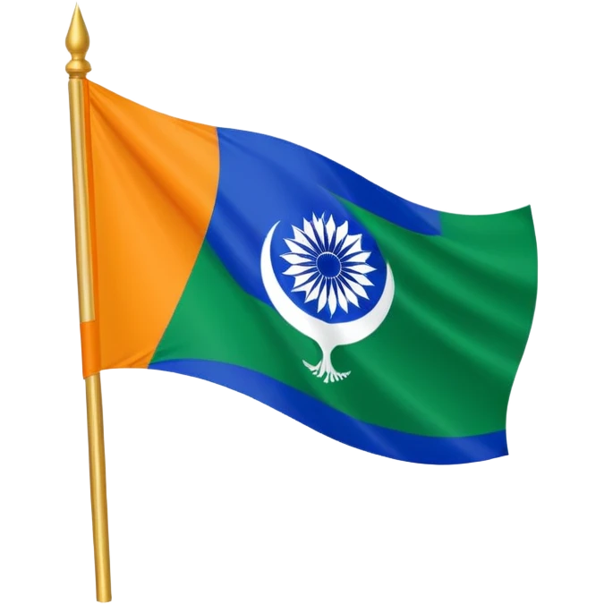Akhand Bharat flag emoji