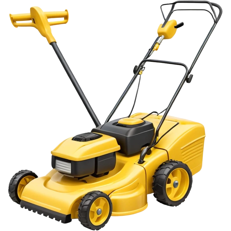 fun lawn mower emojy 2d emoji