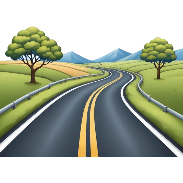 country sky background with road going into the distance emoji