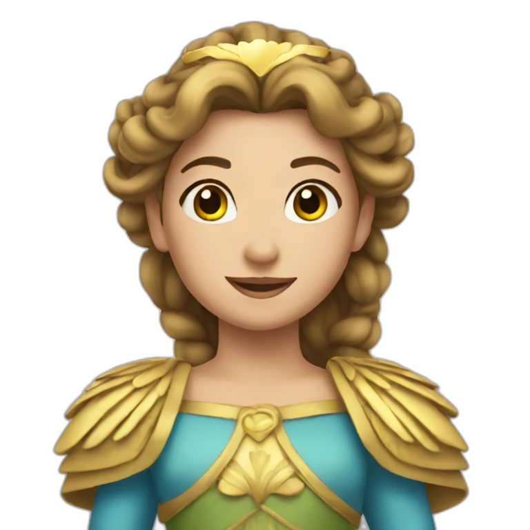 A flying princess emoji