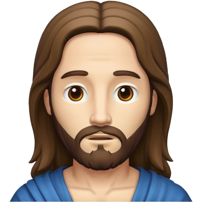 Jesus with white skin emoji