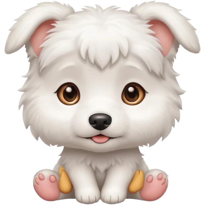 a baby white dog




















 emoji