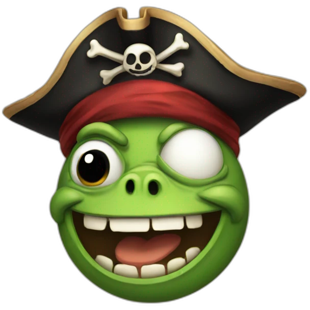 pirate pepe happy emoji