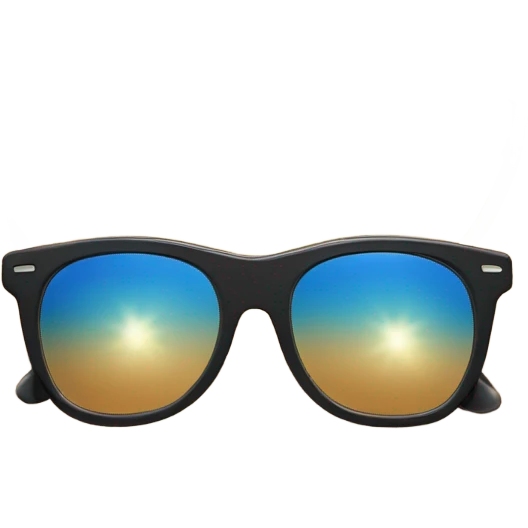 Beach with sunglasses emoji
