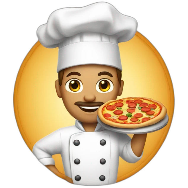 Pizza chef emoji
