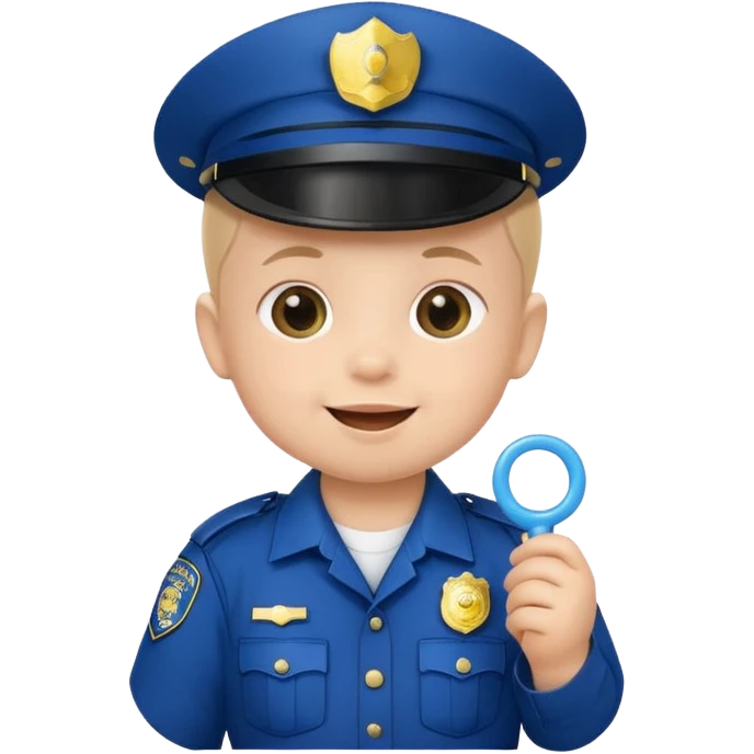 baby police with pacifier emoji