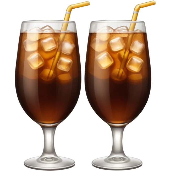 Half-Filled Glasses cola emoji