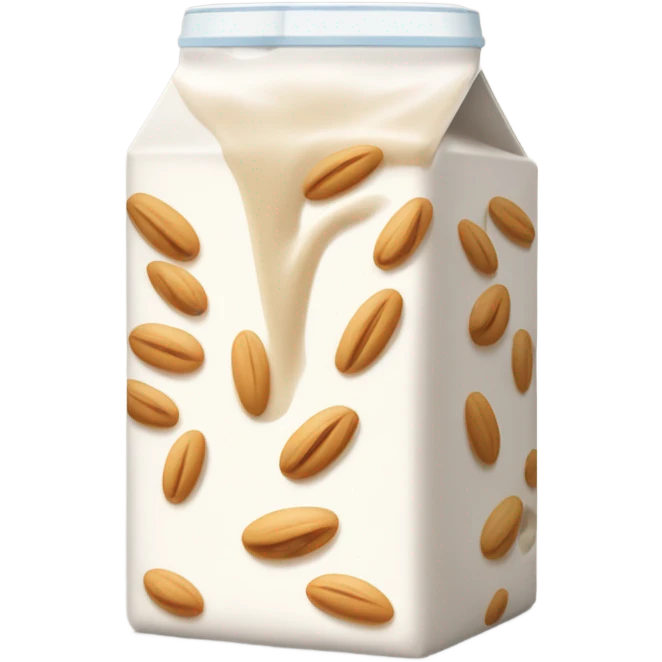 Oat milk carton emoji
