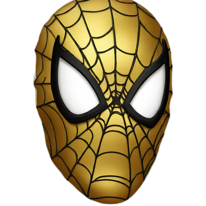 gold spiderman emoji emoji