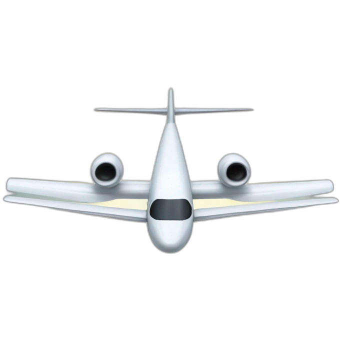 Electric plane emoji