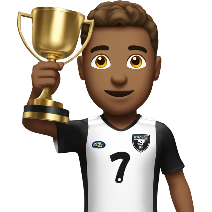 Derby county football club player holding trophy uk emoji