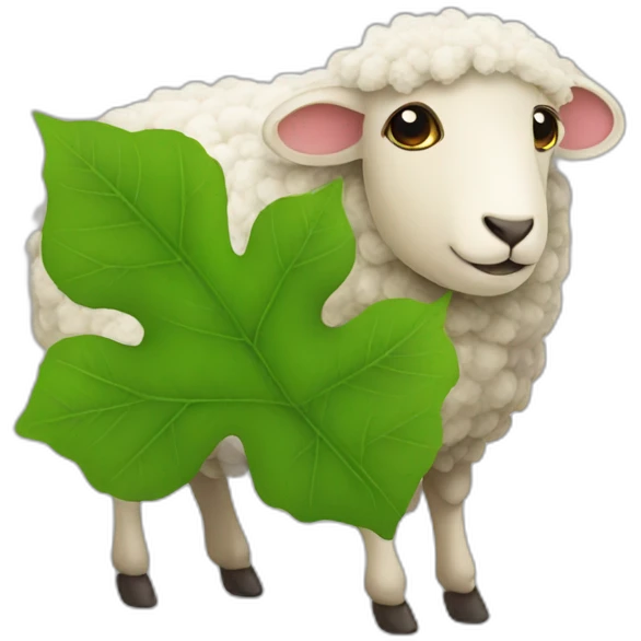 Leaf Sheep emoji