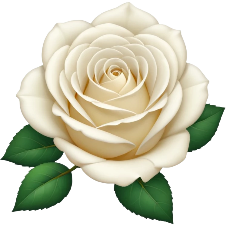 white rose emoji