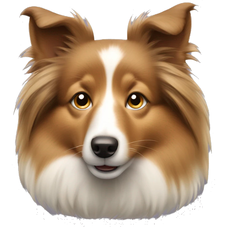 Shetland sheepdog emoji