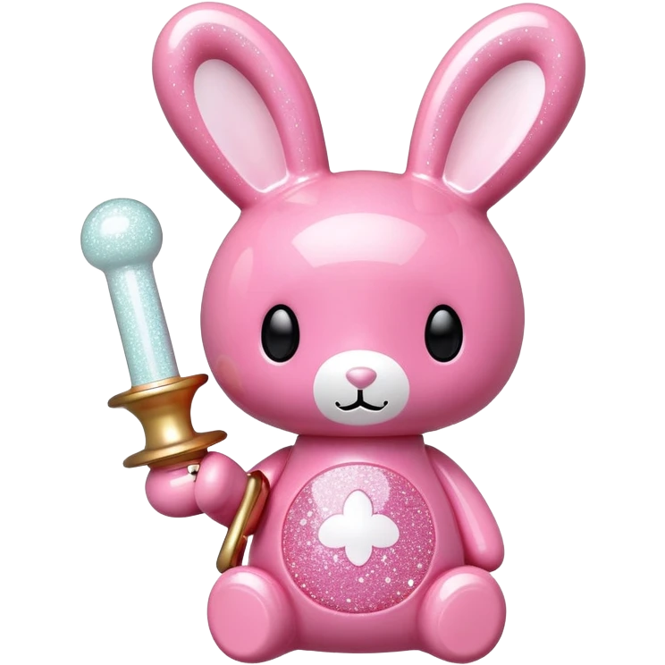 pink glittery mymelody bong emoji