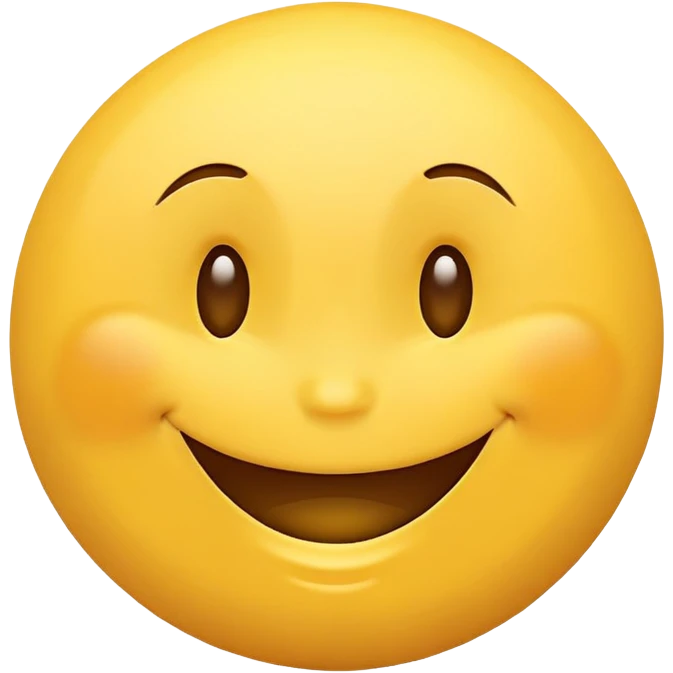 happy yellow smiling face emoji