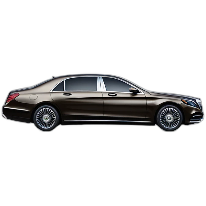 two-tone Mercedes s maybach 2023 profile view emoji