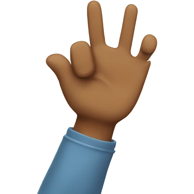 High fiving  emoji