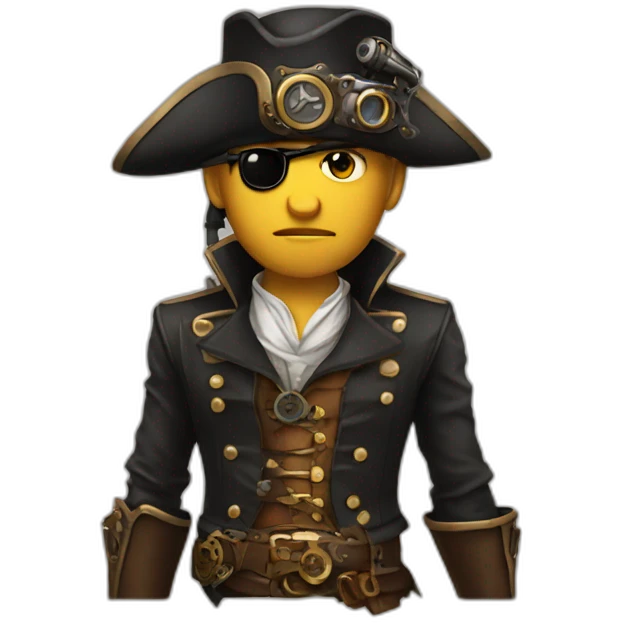 Steampunk Pirate emoji