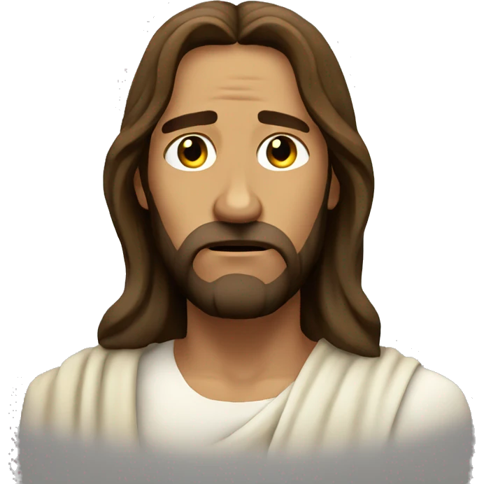 jesus sad emoji