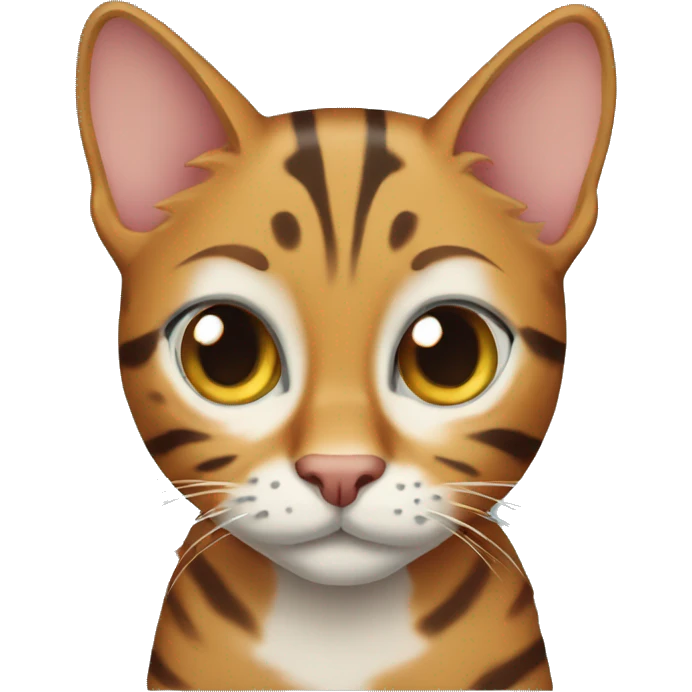 Cat bengal emoji