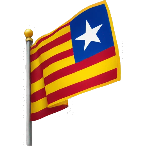Flag catalonia estelada emoji