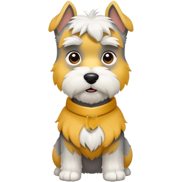schnauzerwhite mini schnauzer emoji