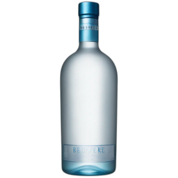 A bottle of belvedere brand vodka emoji